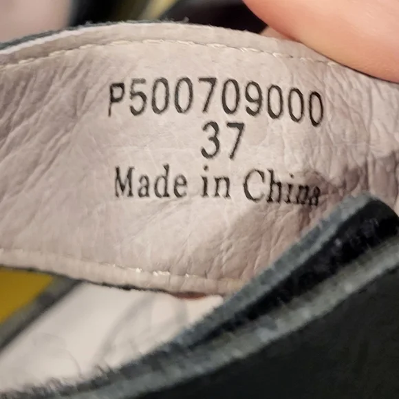 FLY London Women's Brito Sandals Black & Off White Size 37 (US 6-6.5) - Picture 8 of 13